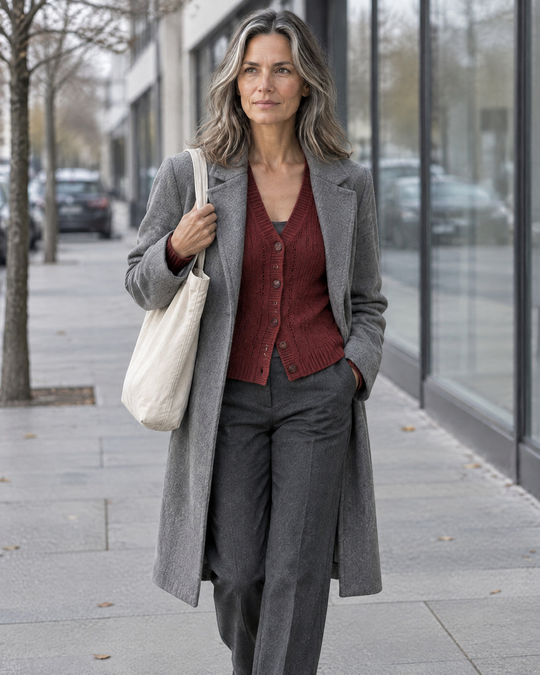 Pointelle V-Neck Cardigan