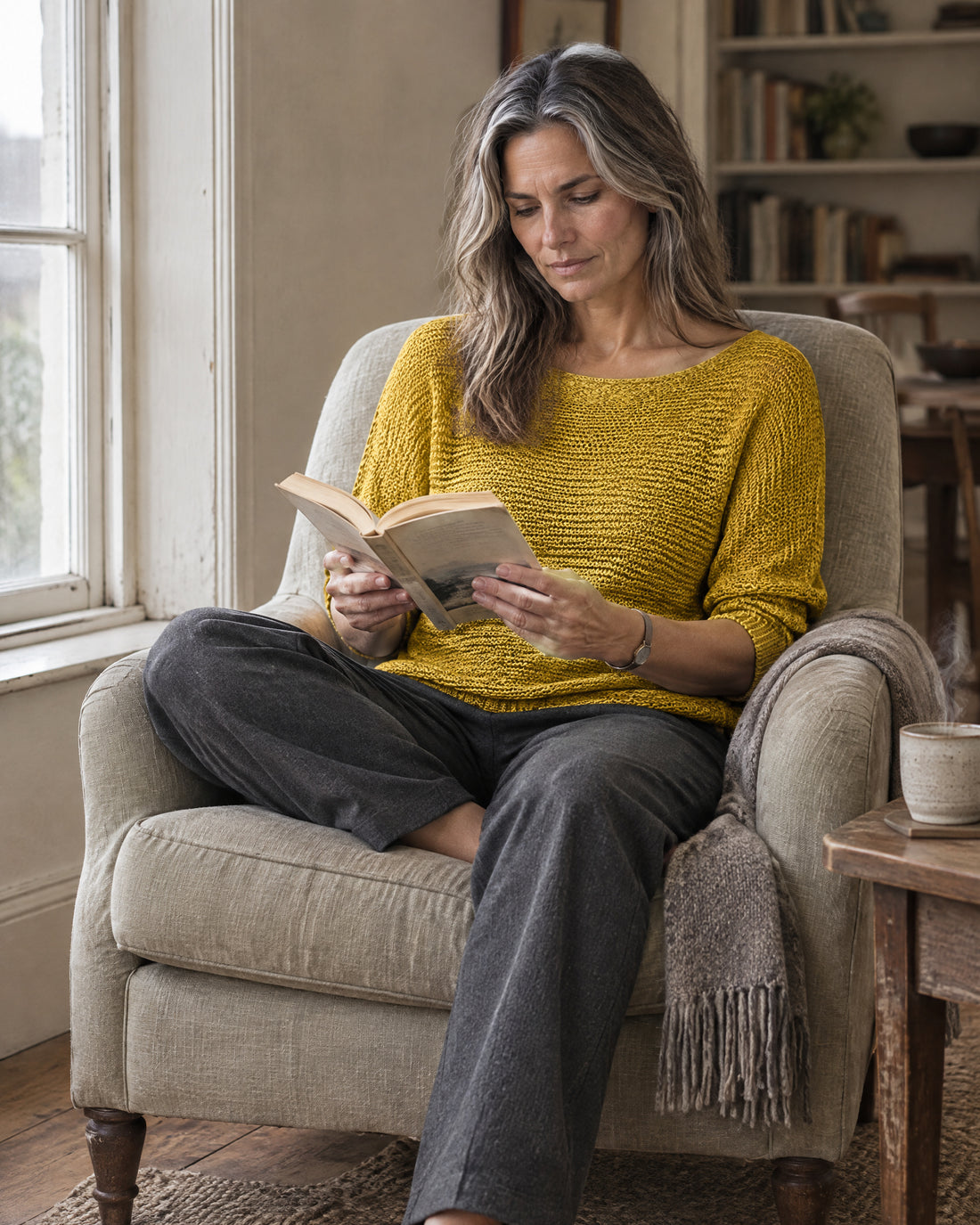 Three-Quarter Sleeve Jumper