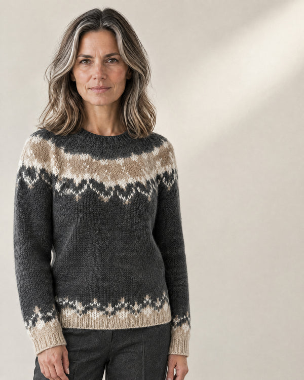 Fine Knit Everyday Jumper in Red