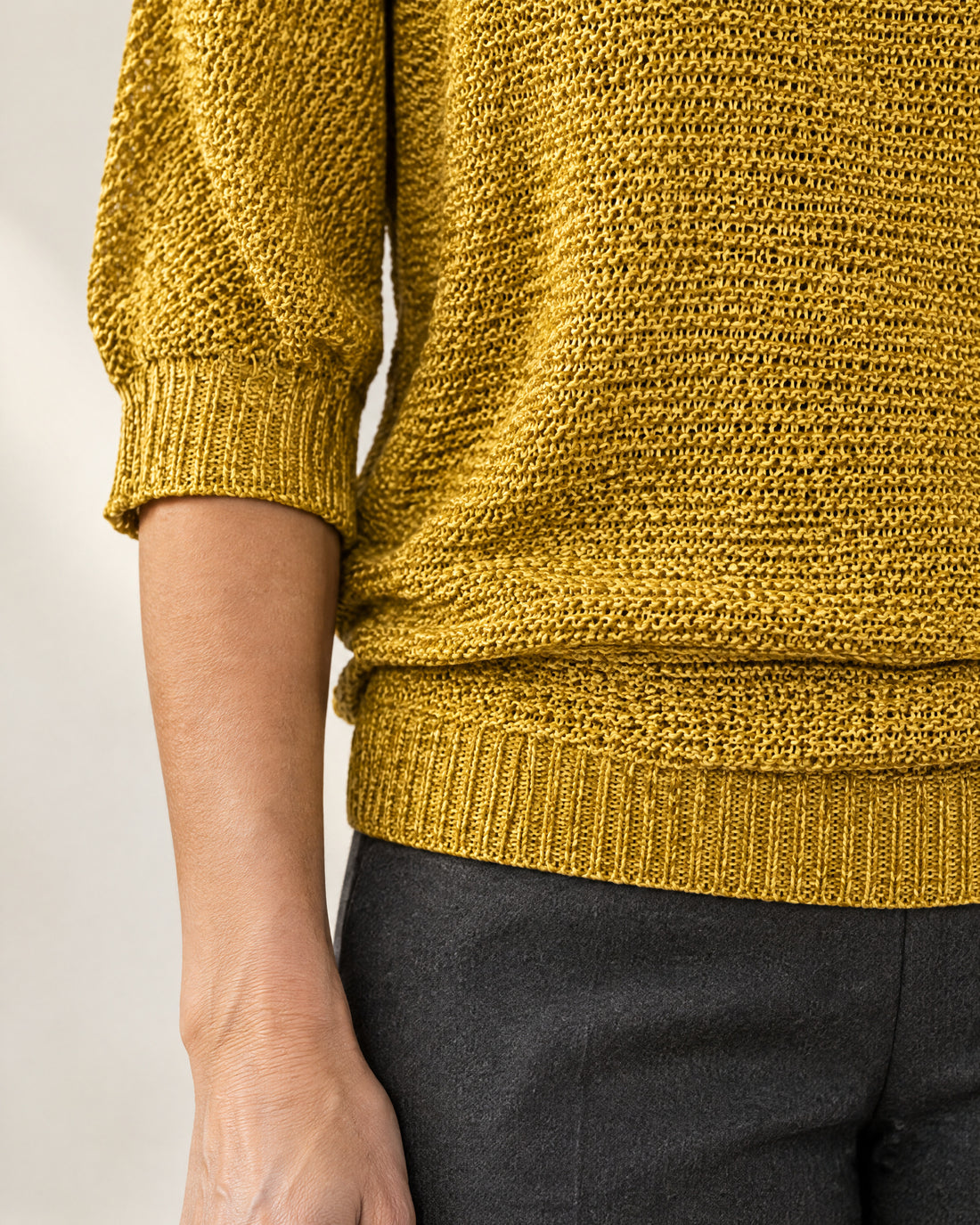Three-Quarter Sleeve Jumper