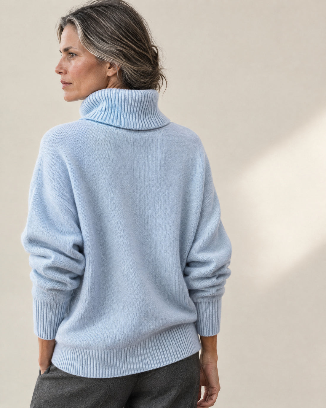Slouchy Roll Neck Jumper