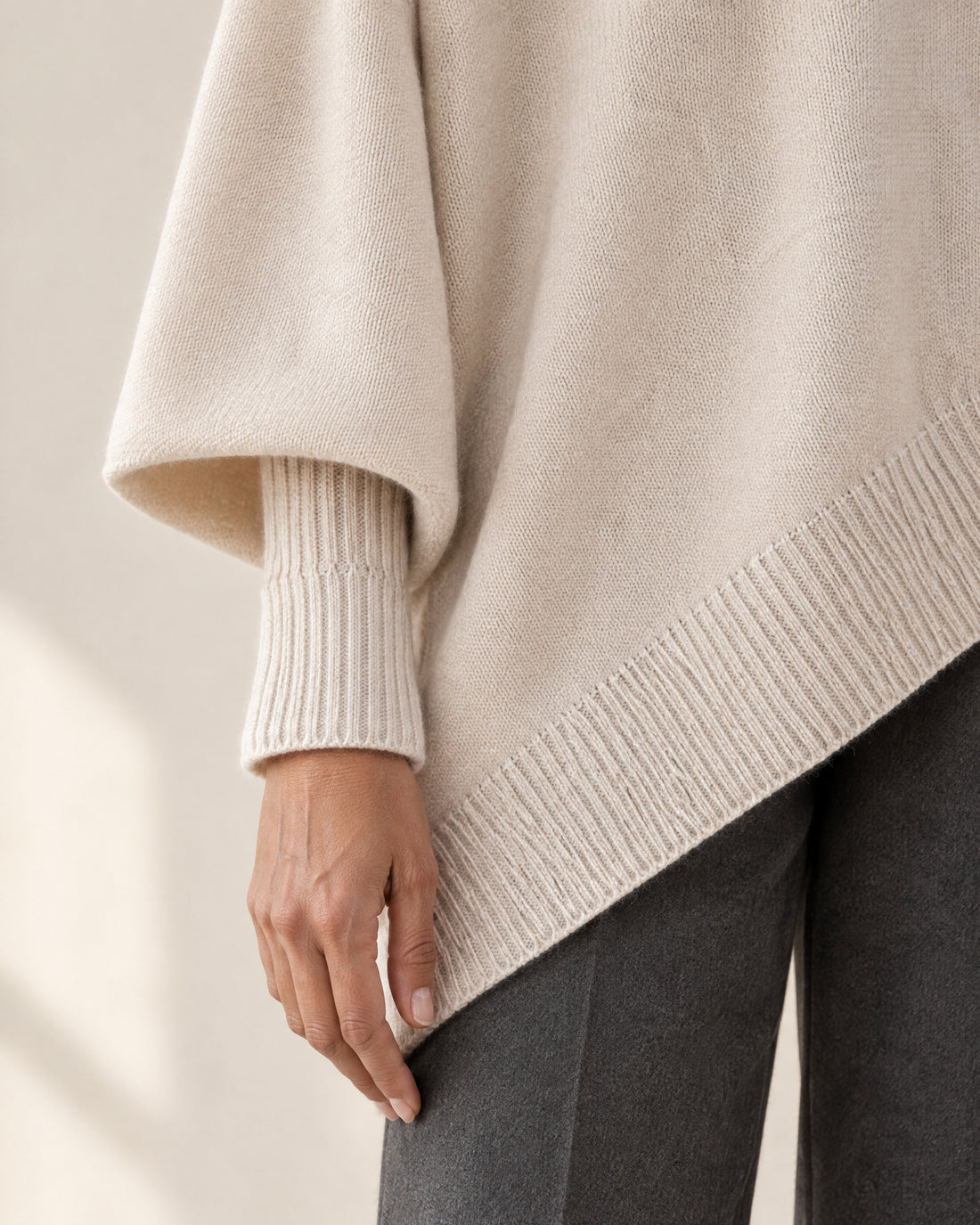 Oversized Poncho Jumper