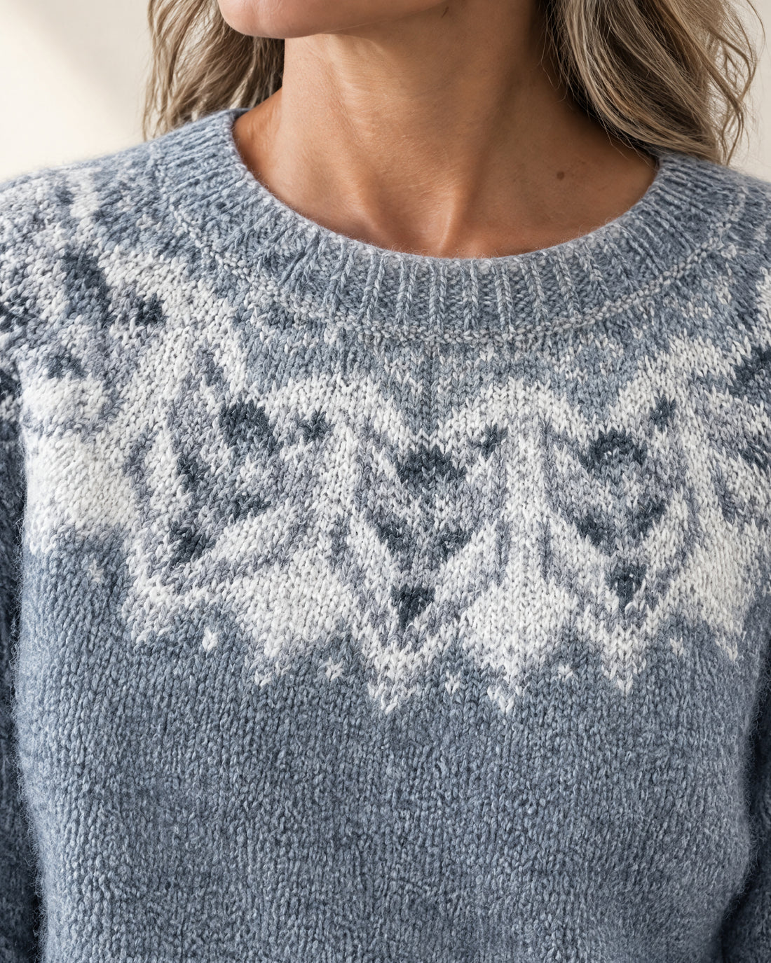 Vintage Pattern Knit Jumper