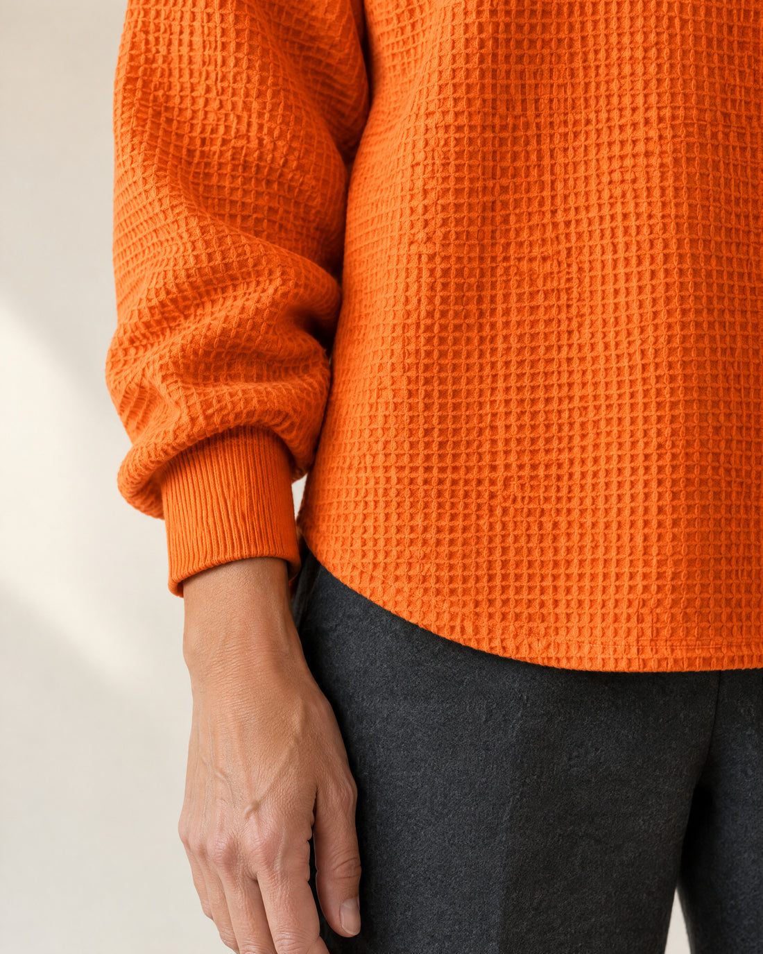 Three-Button Henley Jumper