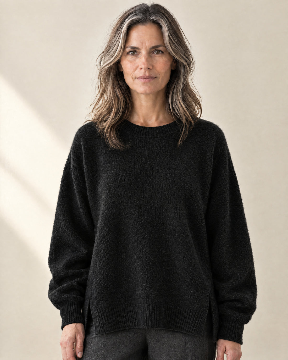 Split Hem Oversized Jumper