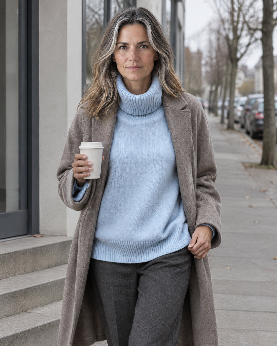 Slouchy Roll Neck Jumper