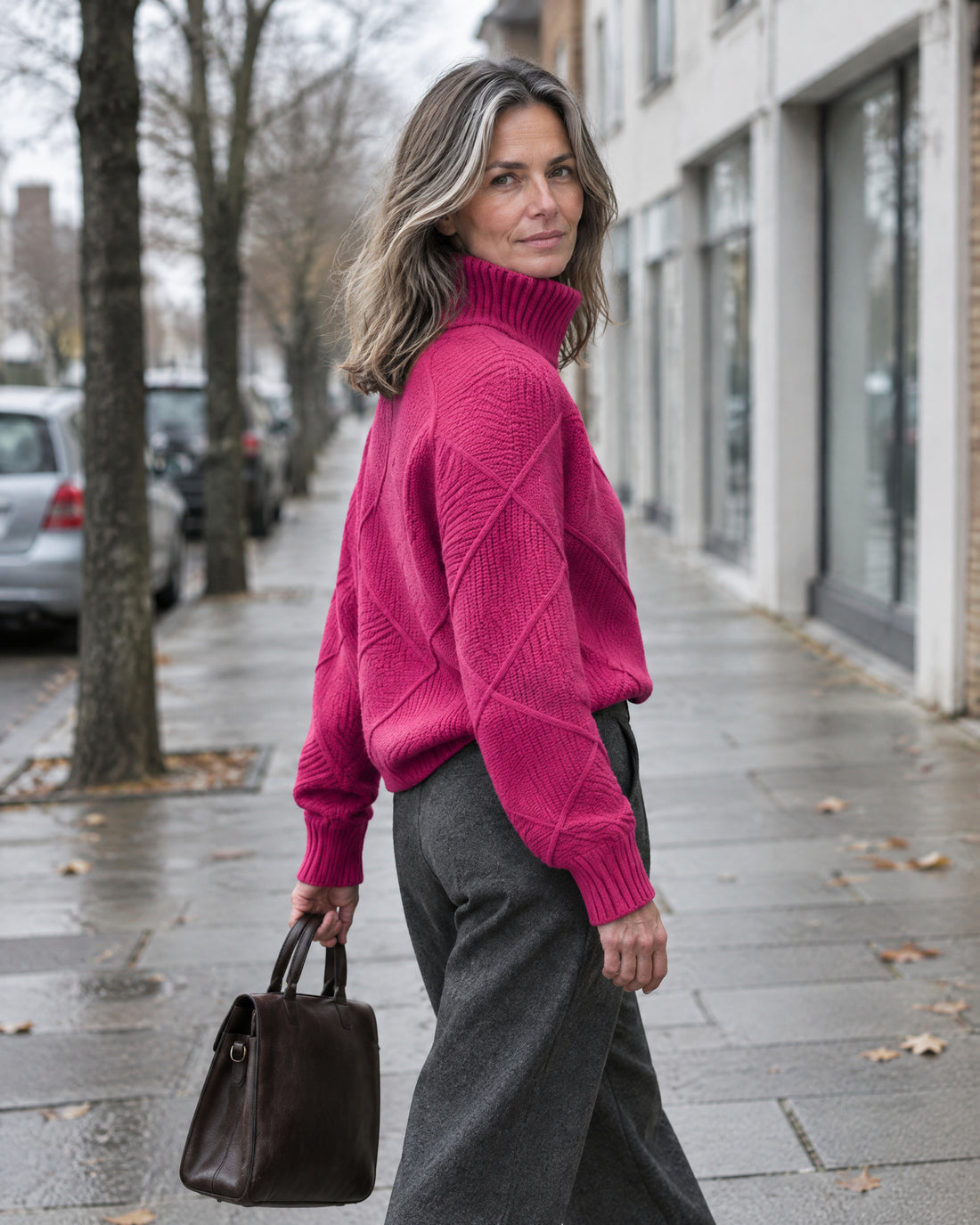 Relaxed Roll Neck Jumper