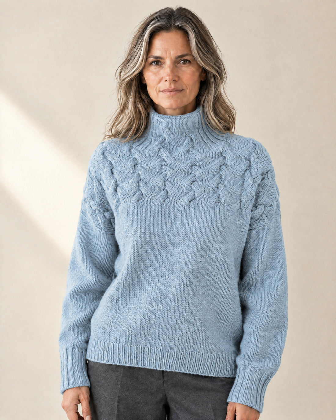Chunky Roll Neck Jumper