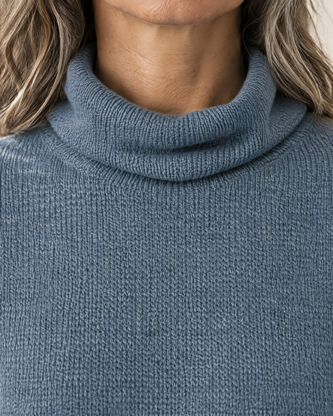 Cotton-Rich Roll Neck Jumper