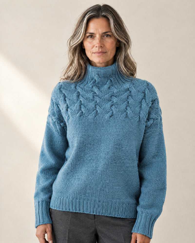 Chunky Roll Neck Jumper