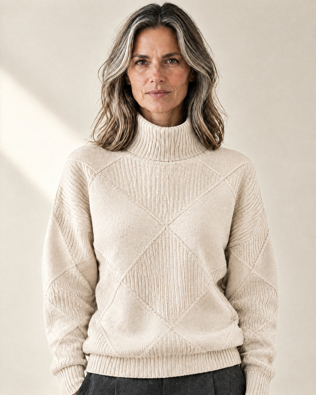 Relaxed Roll Neck Jumper
