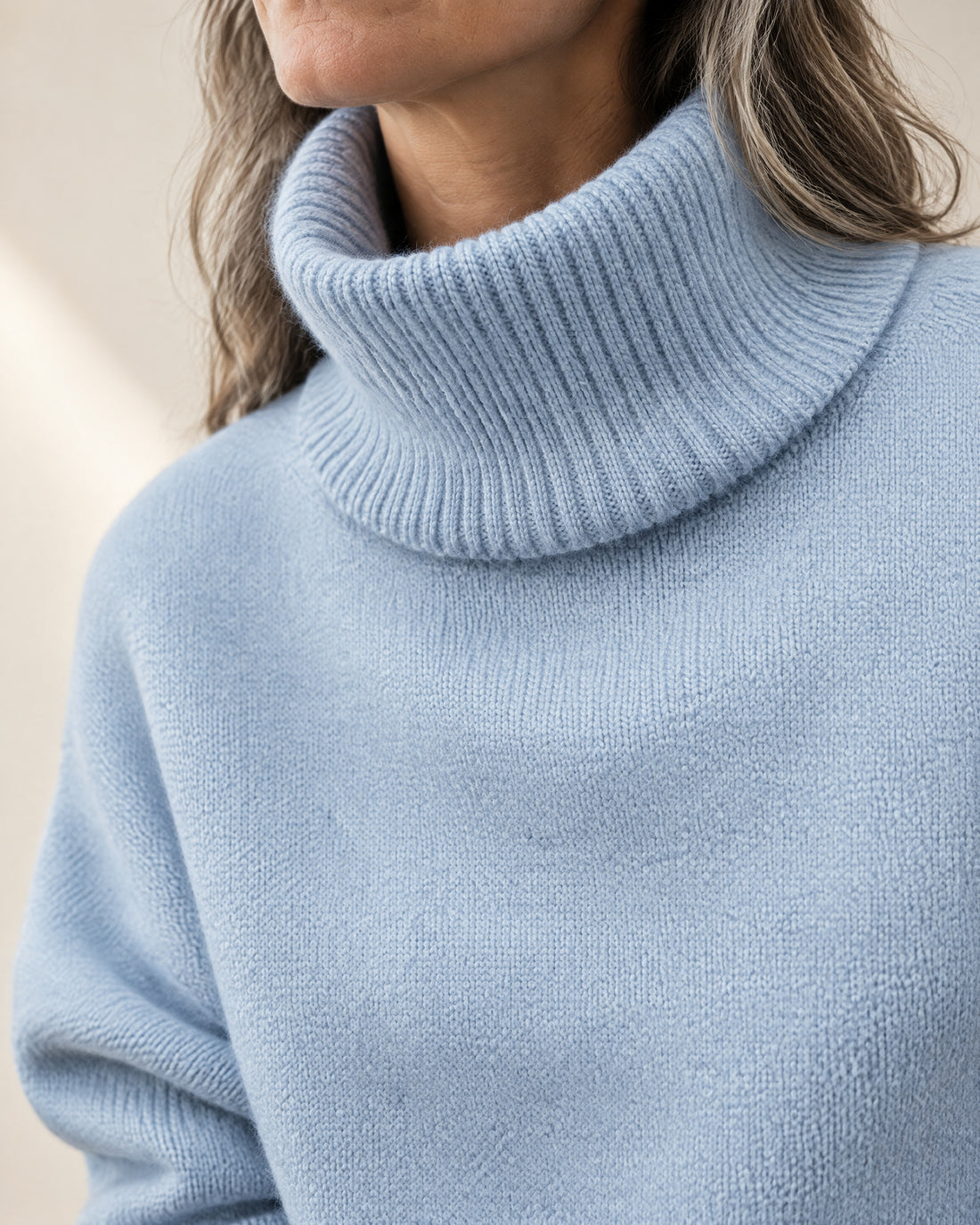 Slouchy Roll Neck Jumper
