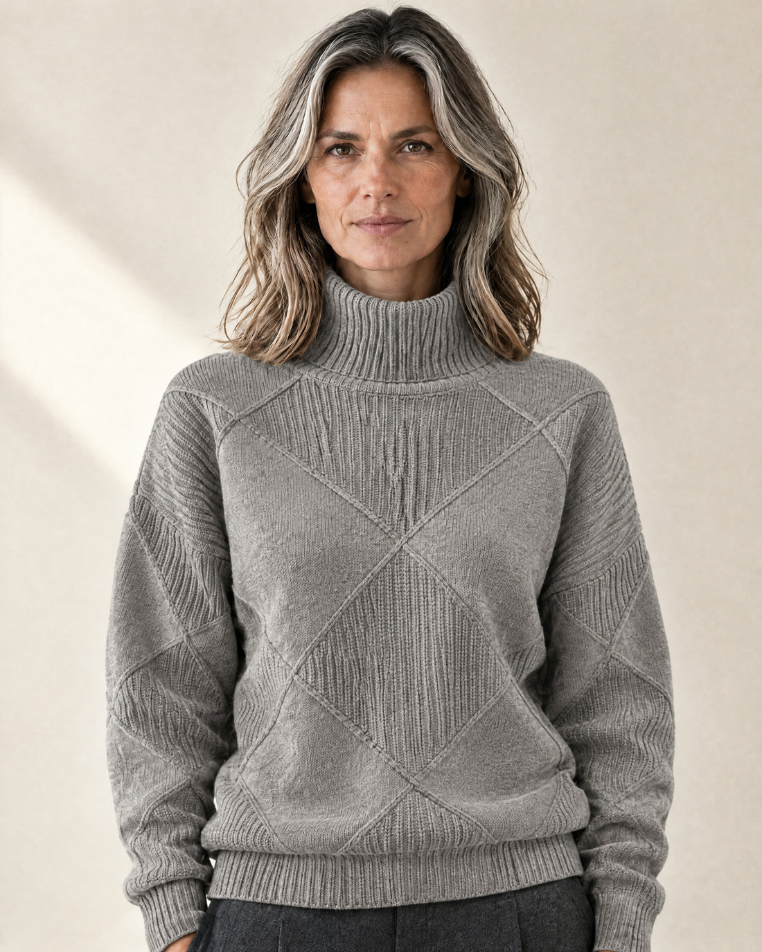 Relaxed Roll Neck Jumper