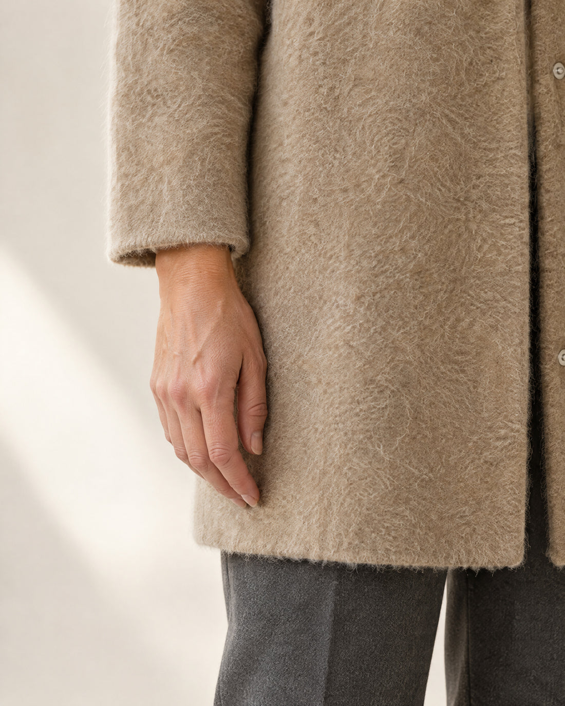 Brushed Longline Cardigan