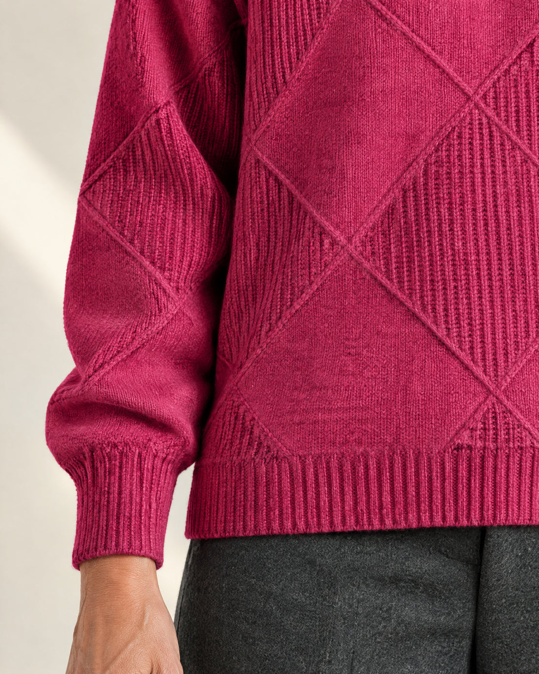 Relaxed Roll Neck Jumper