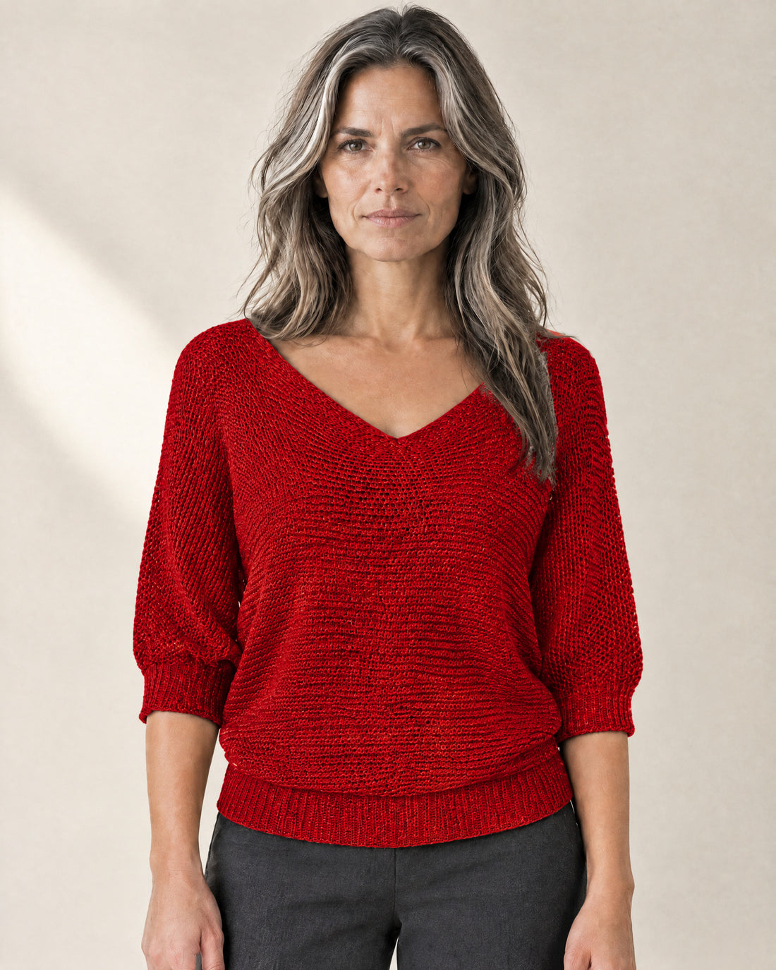 Three-Quarter Sleeve Jumper