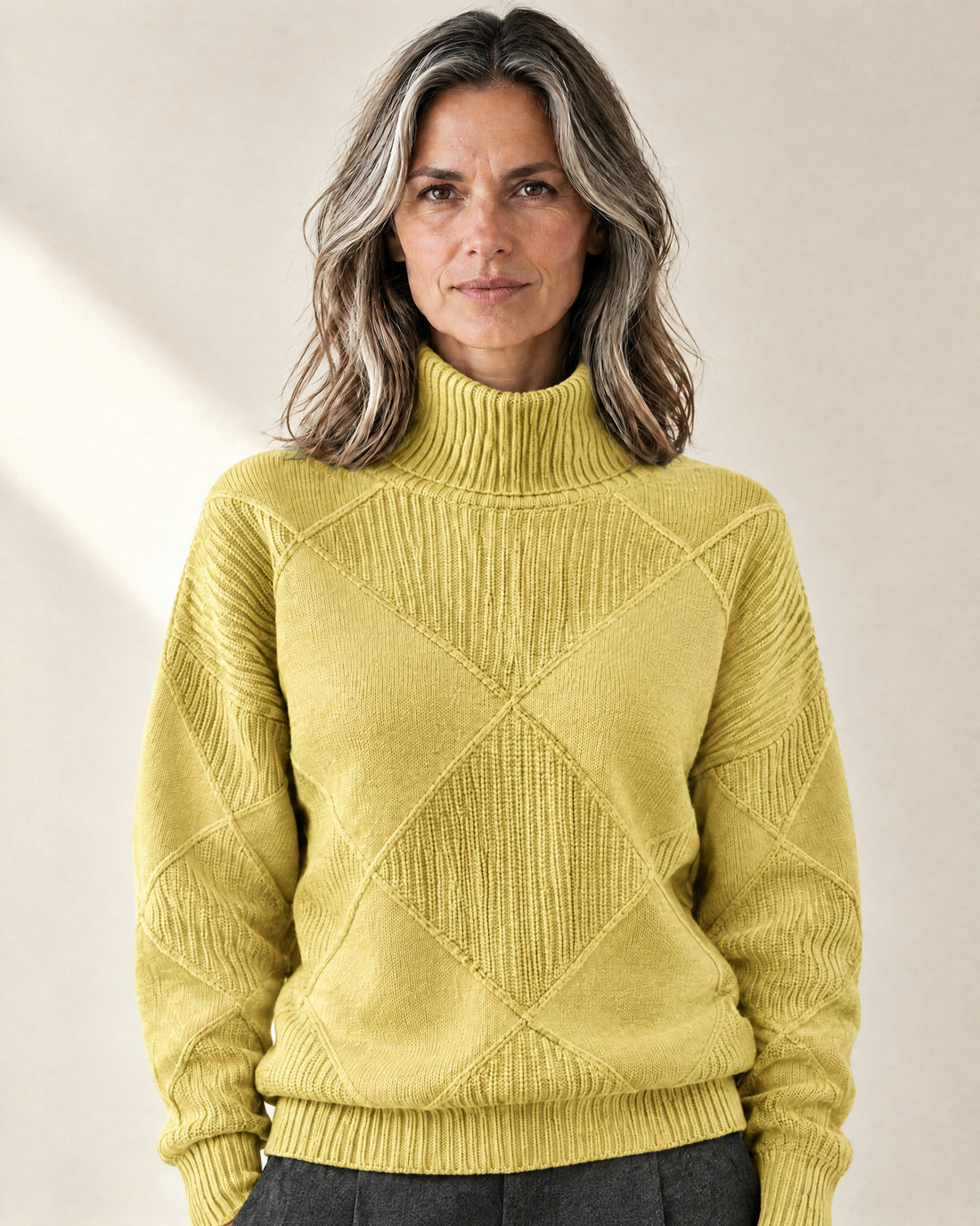 Relaxed Roll Neck Jumper