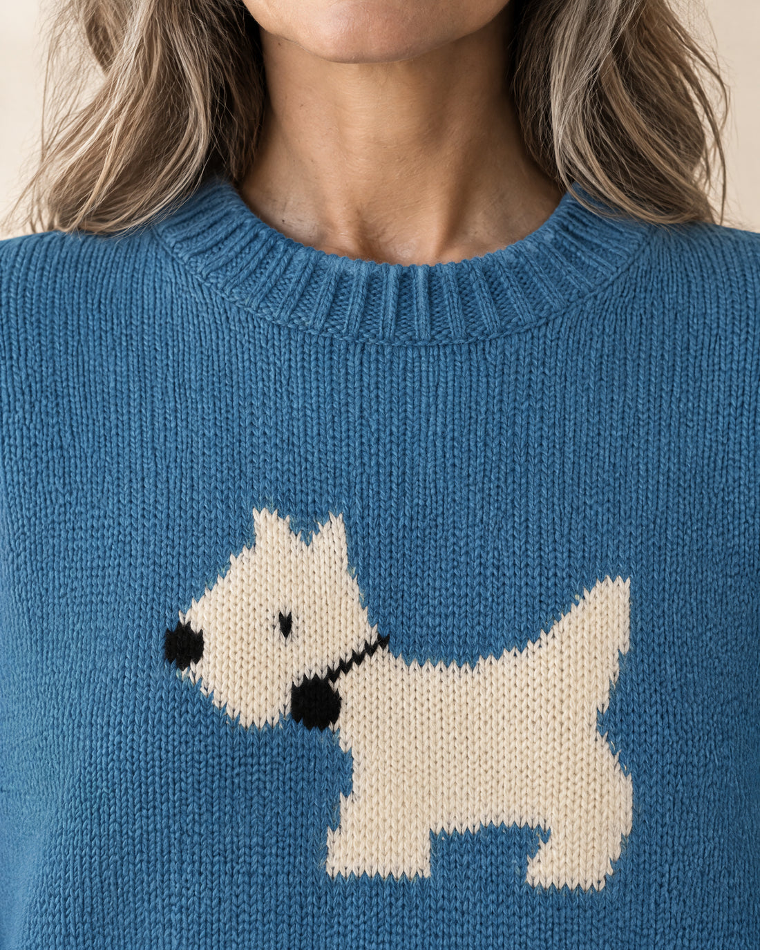 Scottie Dog Motif Jumper