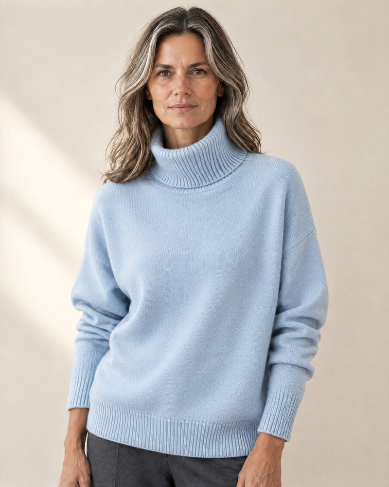 Slouchy Roll Neck Jumper