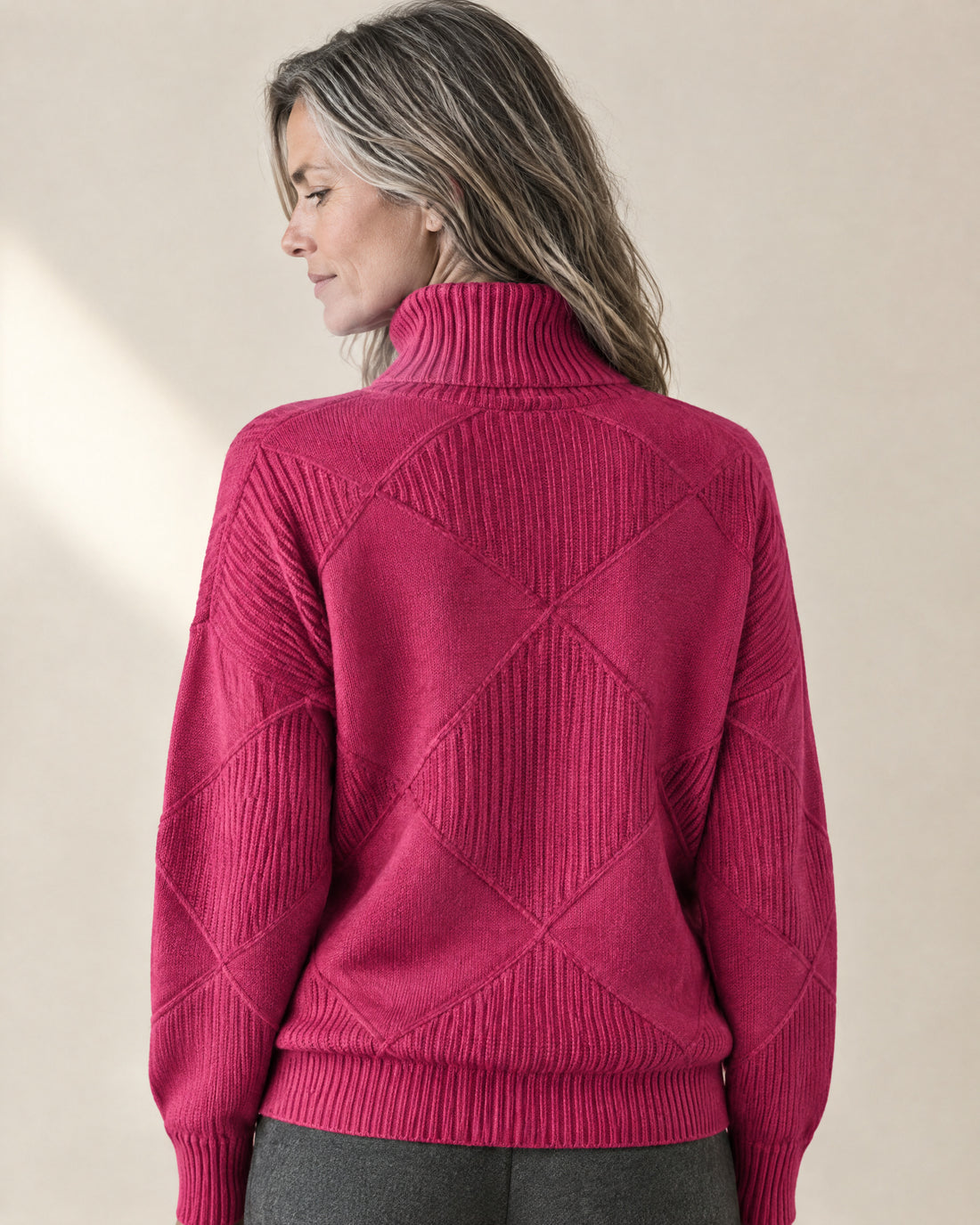 Relaxed Roll Neck Jumper