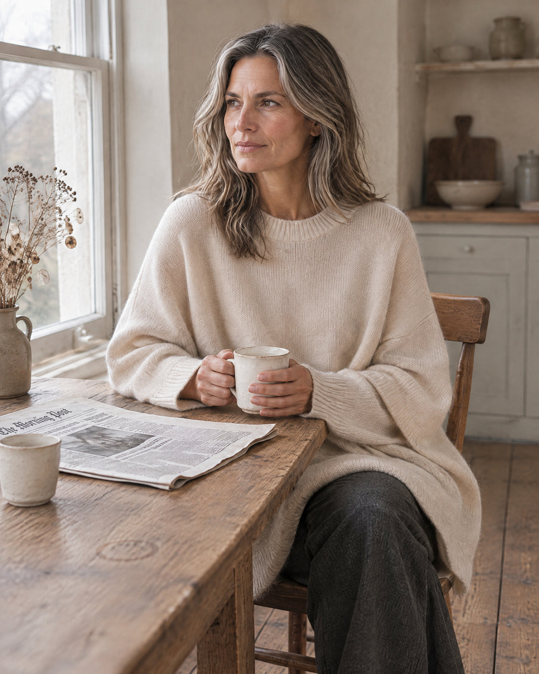 Oversized Poncho Jumper