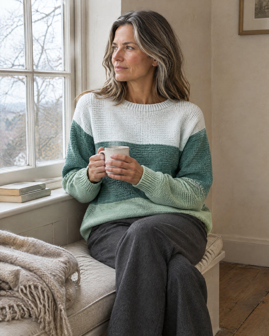 Colour-Block Patchwork Jumper