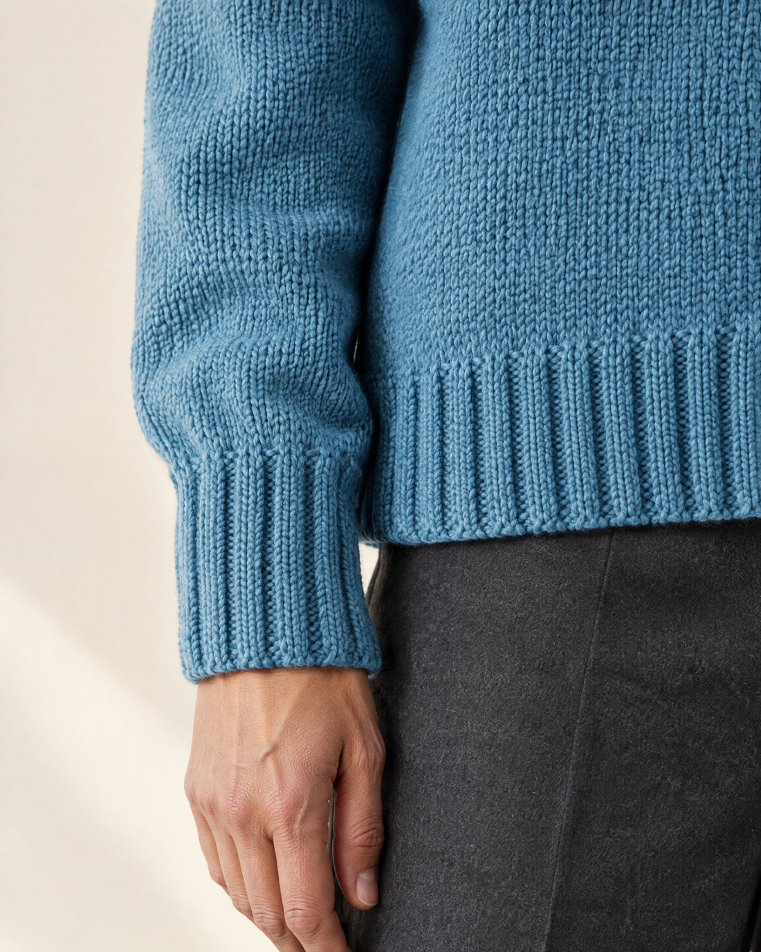 Chunky Roll Neck Jumper