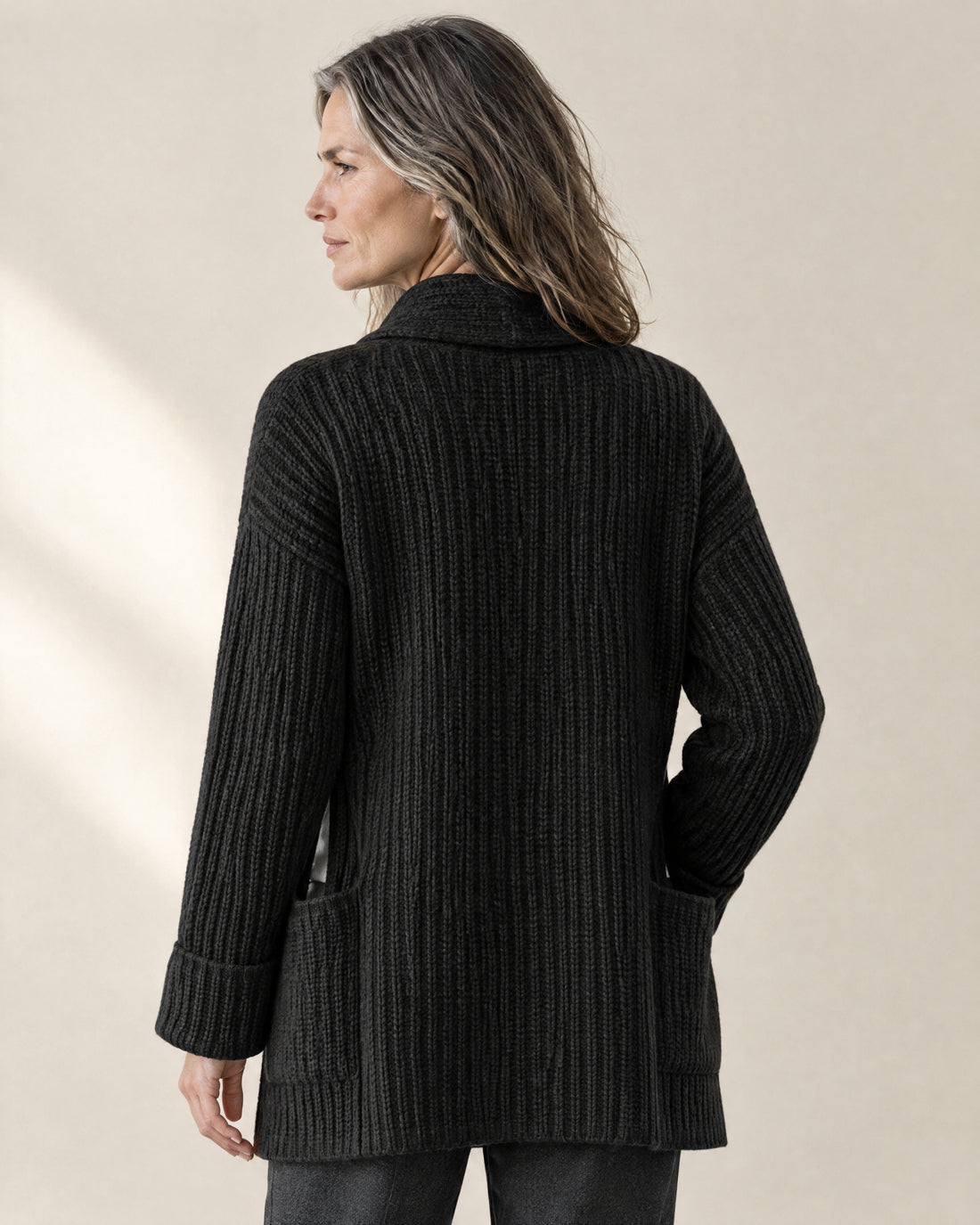 Shawl Collar Longline Cardigan
