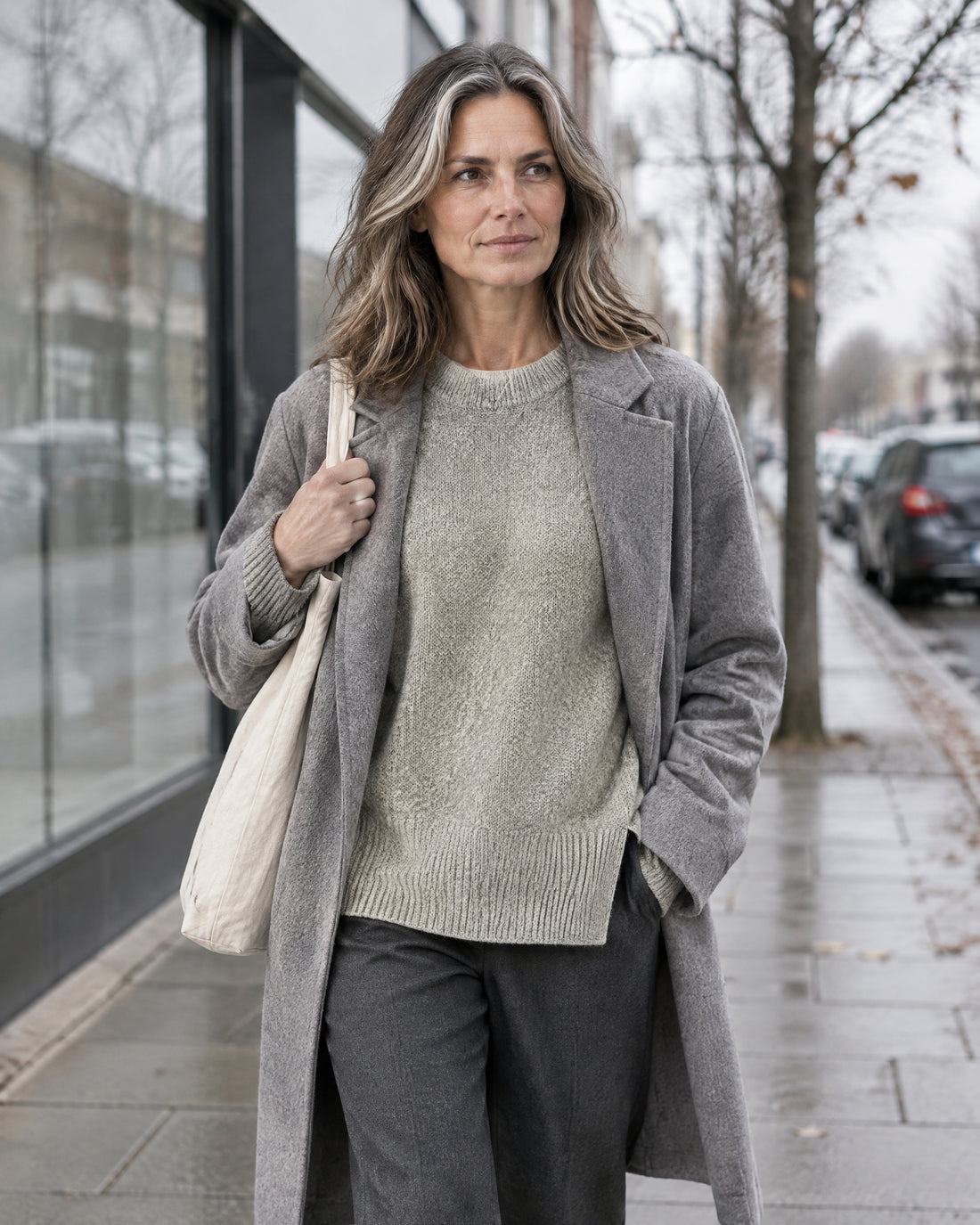 Split Hem Oversized Jumper