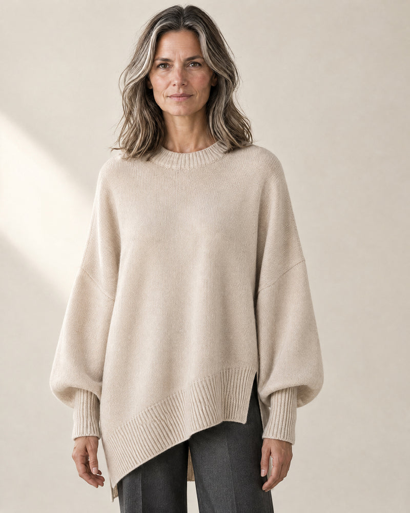 Oversized Longline Crew Jumper