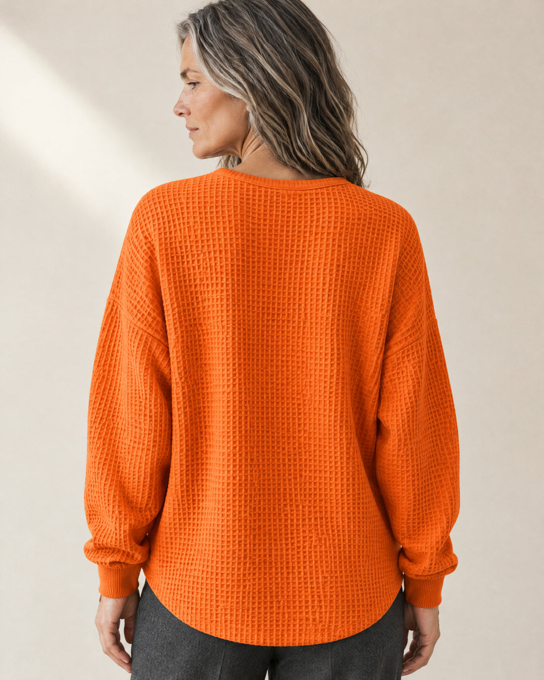 Three-Button Henley Jumper